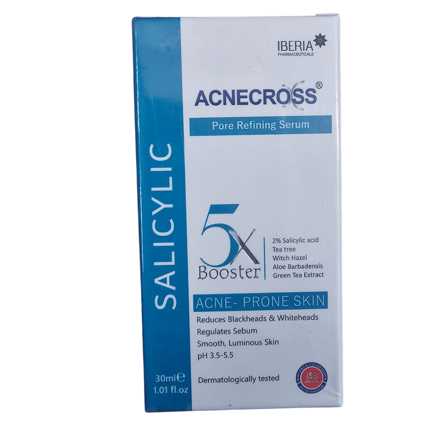 acnecross salicylic acid pore refining serum 30ml
