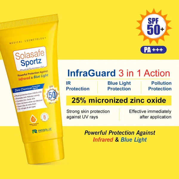 solasafe sportz sunscreen gel 50gm