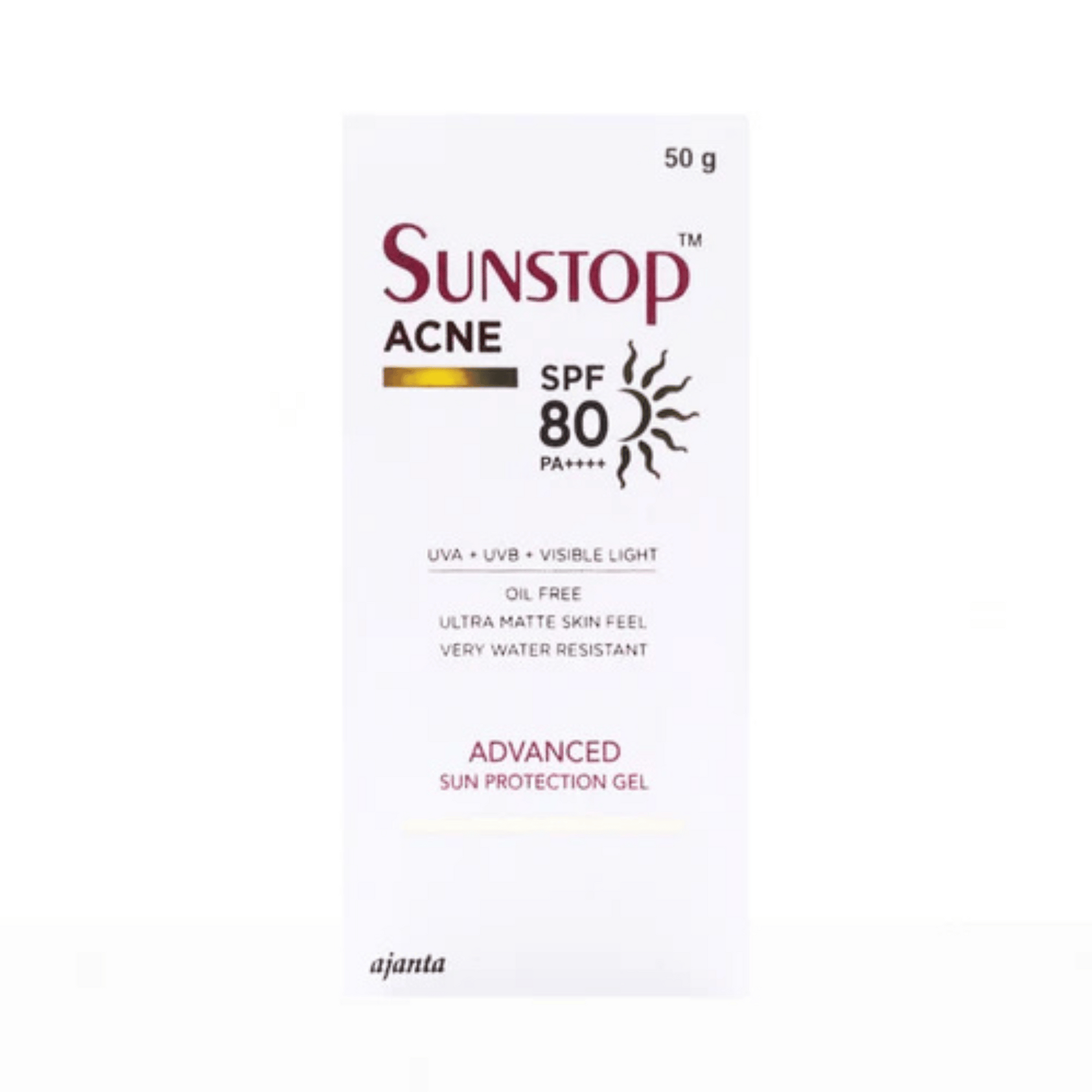 sunstop acne spf 80